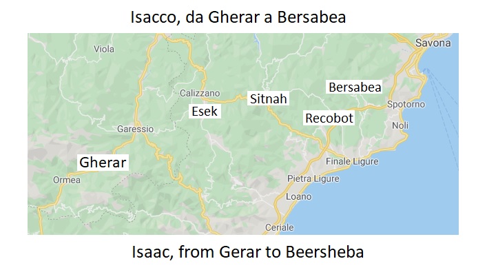 Isacco, da Gherar a Bersabea (Isaac, from Gerar to Beersheba)