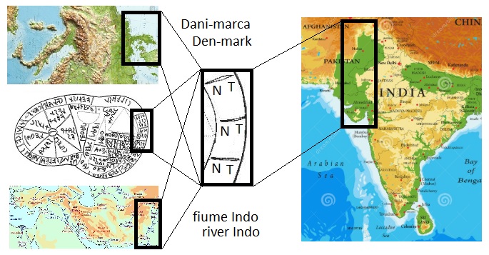 TIN etrusco (Europa settentrionale, Dani di Danimarca) divetna il fiume Indo, Etruscan TIN (Nothern Europe, the Danes of Denmark) become the river Indo)