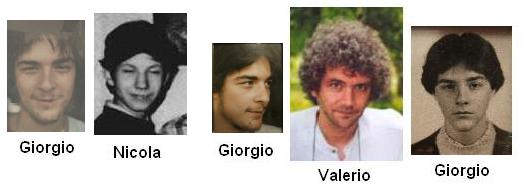 Giorgio Risani, Nicola Bucharin, Valerio Pisighin (Valery Pisigin)